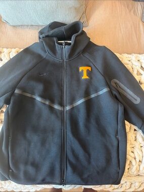 Nike Tennessee Volunteers Tech Fleece Windrunner Hoodie Black XXL